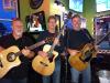Great shot of The Salt Water Cowboys, Jimmy, Kenny & Randy Lee, playing at Smitty McGee’s. photo by Terry Sullivan